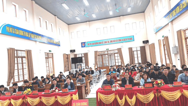 XÃ XUÂN DƯƠNG DỰ HỘI NGHỊ TOÀN QUỐC QUÁN TRIỆT NGHỊ QUYẾT CỦA BỘ CHÍNH TRỊ