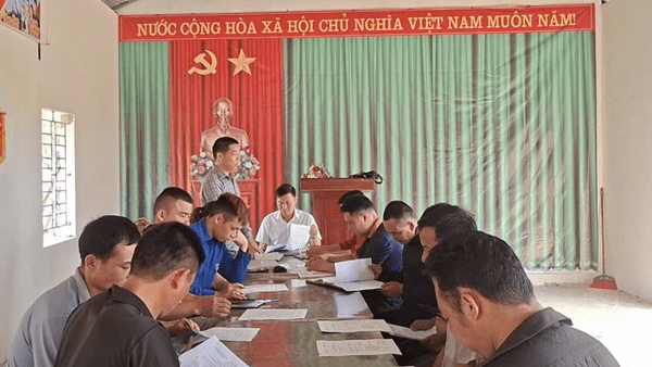 LÃNH ĐẠO UBND XÃ XUÂN DƯƠNG LÀM VIỆC VỚI CHI BỘ THÔN NẶM ĐẢNG  NẮM TÌNH HÌNH QUÝ I NĂM 2026