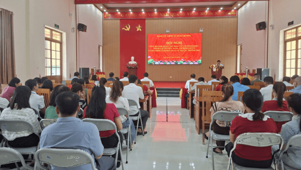 XUÂN DƯƠNG CÔNG BỐ QUYẾT ĐỊNH SÁP NHẬP CÁC CƠ SỞ GIÁO DỤC VÀ BỔ NHIỆM CÁN BỘ QUẢN LÝ