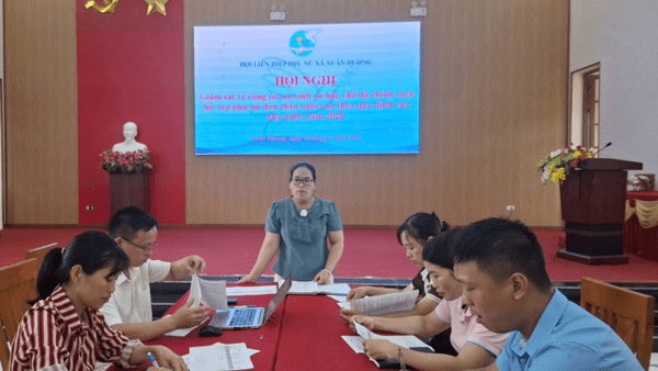 Hội LHPN xã Xuân Dương giám sát  công tác an sinh xã hội, chế độ chính sách hỗ trợ phụ nữ đơn thân nuôi con năm 2026