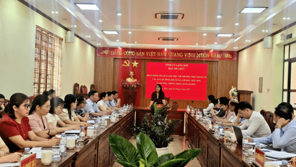 Đoàn kiểm tra số 4 Ban Tổ chức Tỉnh ủy Lạng Sơn: Làm việc với Thường trực  Đảng ủy các xã:Lộc Bình, Khuất Xá, Lợi Bác, Mẫu Sơn, Na Dương, Thống Nhất, Xuân Dương về công tác tổ chức xây dựng Đảng năm 2026