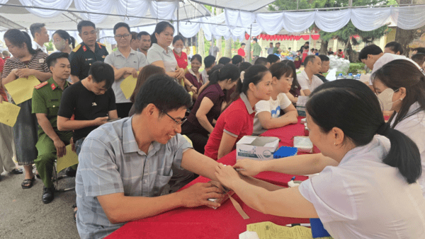Xã Xuân Dương tham gia Ngày hội hiến máu tỉnh Lạng Sơn năm 2025